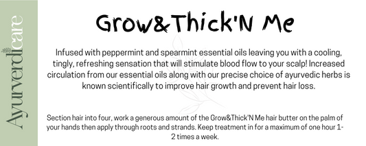 GrowNThick'n Me (150ml) PRE-ORDER. TO BE SHIPPED ON 2nd OCTOBER